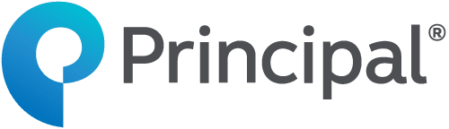 The Principal logo features a stylized blue P symbol followed by the word Principal in gray letters with a registered trademark symbol.